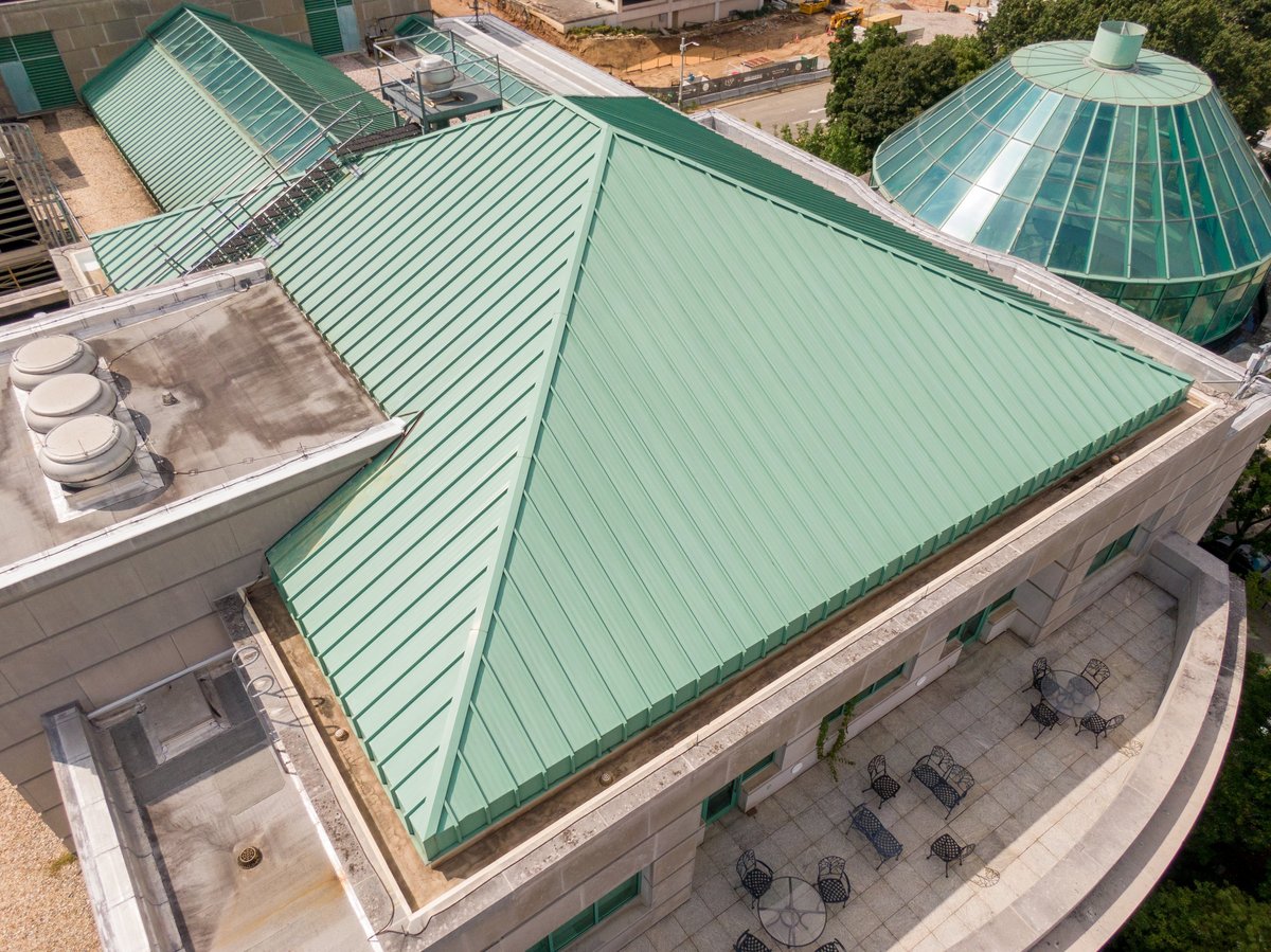 Commercial metal roofing